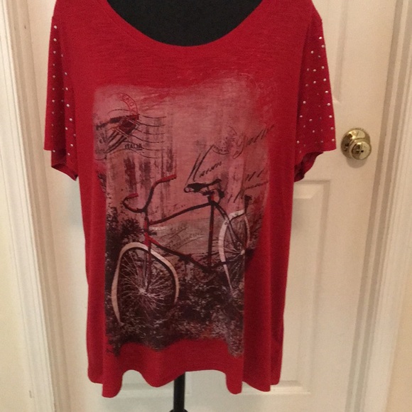 Style & Co Bicycle Tee! - Picture 2 of 7